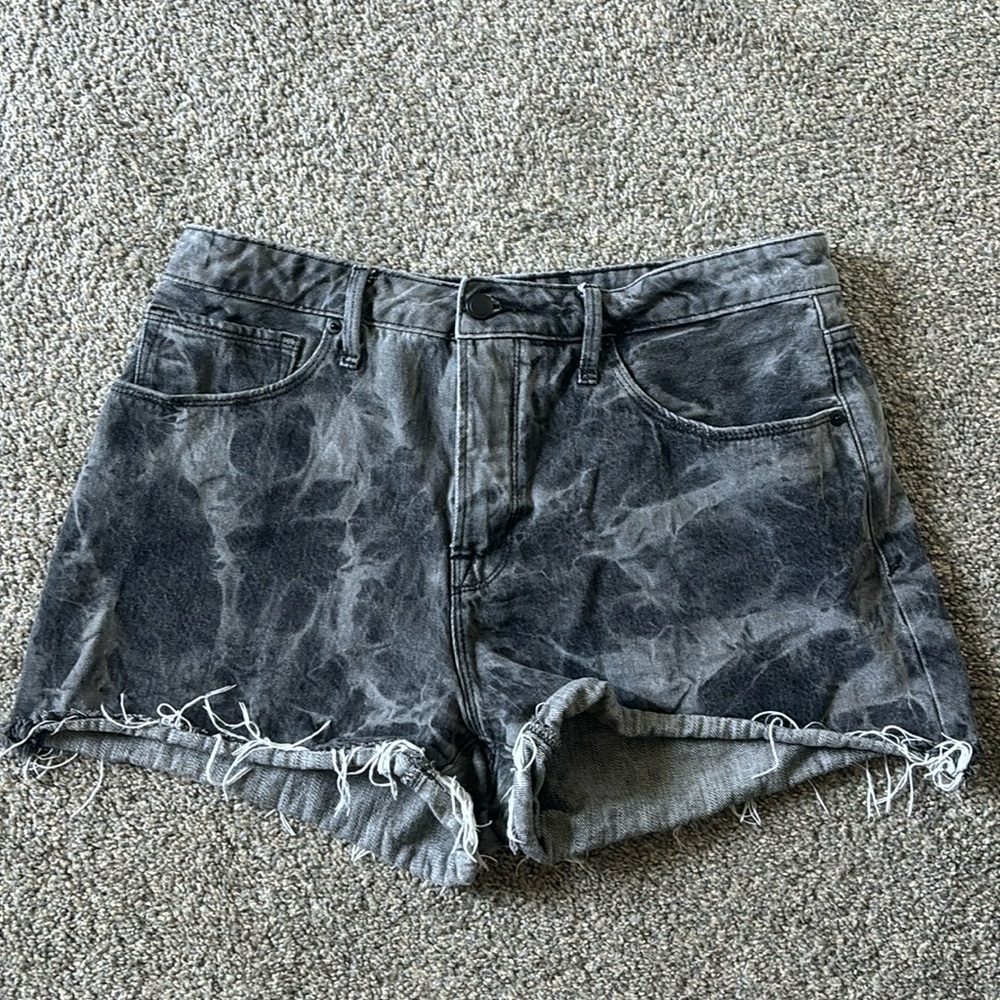 Good American Black Jean Shorts